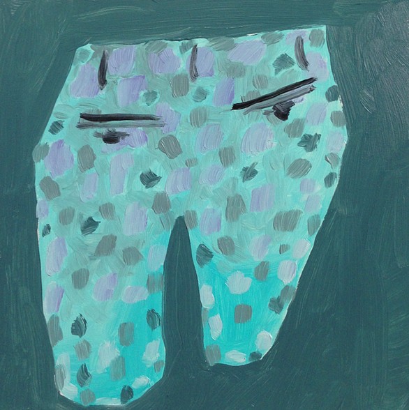  Shorts 2013 Oil on Panel 10 x 10 inches